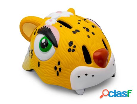 Casco de bici para niños | Leopardo Amarillo | Crazy Safety