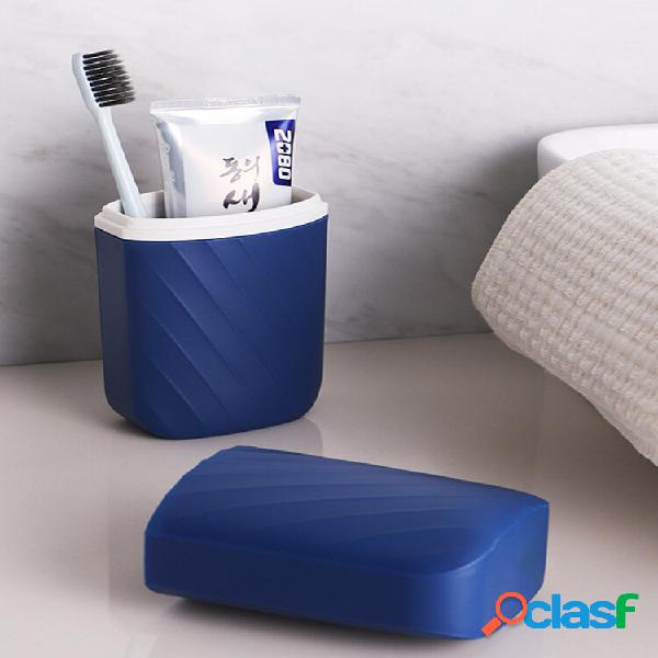 Cepillo de dientes de viaje Caso y portavasos portátil para