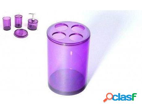 Cepillos HOGAR Y MÁS Portaen Purpura