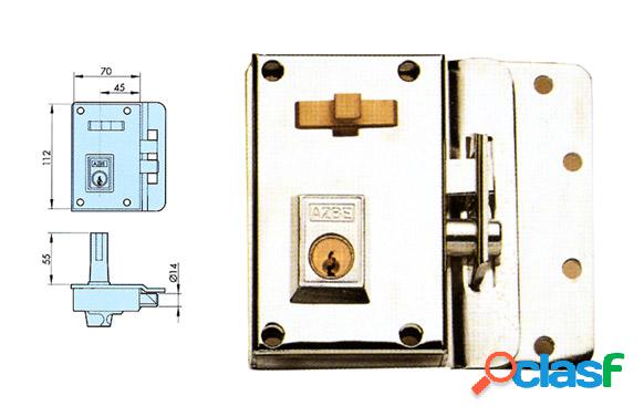 Cerradura Azbe Con Palanca Y Resbalón 10 / 70D HN