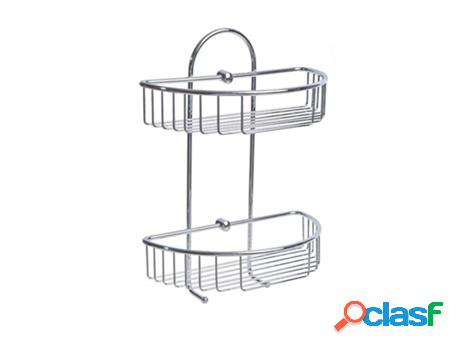 Cestillo inoxidable maurer para colgar 2 alturas 27x15x37