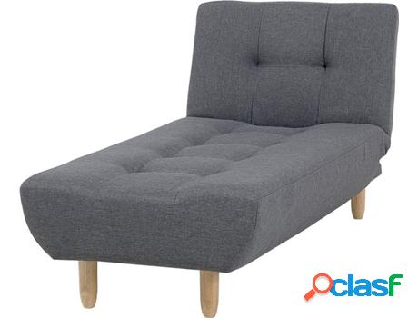 Chaise Longue Alsten (Gris - Poliéster -75x163x80 cm)
