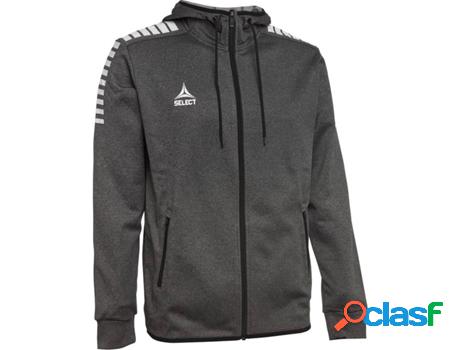 Chaqueta Sweatshirt SELECT Monaco con Capucha (M - Gris)