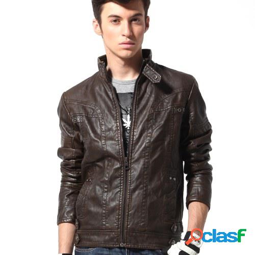 Chaqueta de cuero de alta calidad de la chaqueta de cuero de