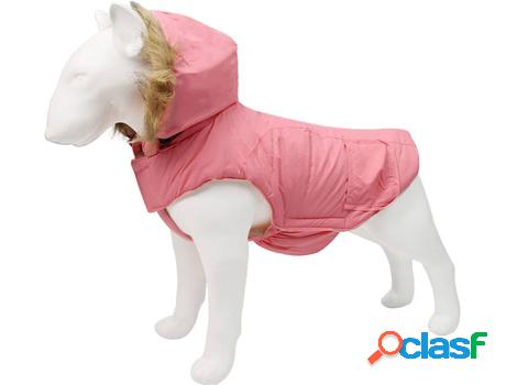 Chaqueta para Perros MAT con Capucha (Rosa - 40x30x33cm -