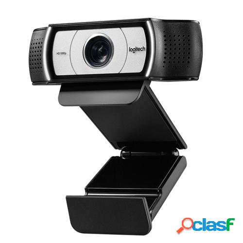 Cámara de computadora Logitech 1080P HD Cámara web con