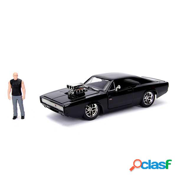 Coche Fast and Furious Dodge con figura Toreto 1:24