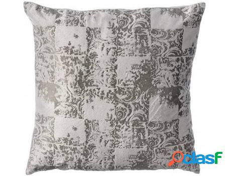 Cojines HOGAR Y MÁS Gri Velvet Estampado (45 x 45 cm)