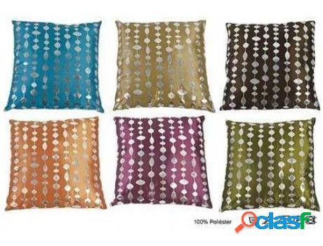 Cojines HOGAR Y MÁS Plateado Moderno Y Elegante (40 x 40
