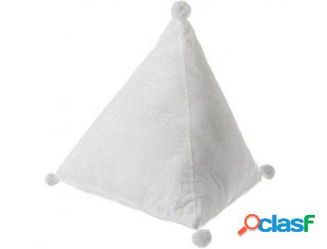 Cojín HOGAR Y MÁS En Triangular Con Pompone En Su Lado