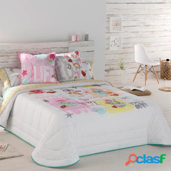 Colcha Bouti Estampada. Modelo Party - Cama 160 cm Tejidos