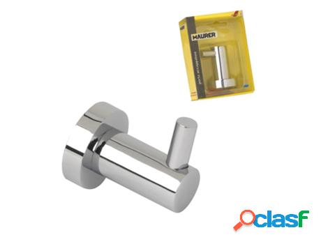 Colgador baño maurer individual inoxidable 4x5x4 cm.