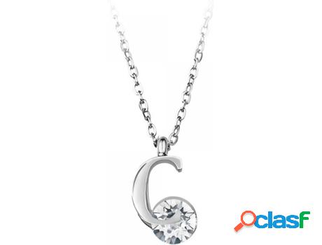 Collar SC_CRYSTAL Cristales (bañado a rodio - 13 x 9 mm)