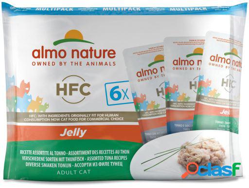 Comida Húmeda HFC para Gatos Mix de Atún 6x55 gr Almo