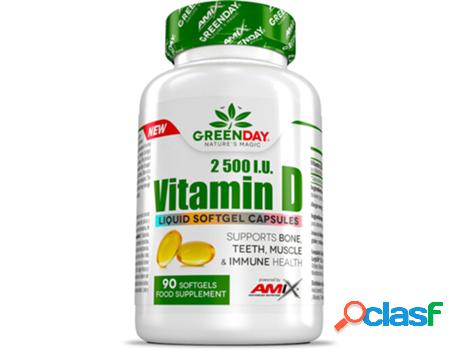 Complemento Alimentar AMIX Greenday Vitamina D 2500 IU