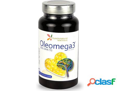 Complemento Alimentar MUNDO NATURAL Oleomega3-80% Dha (1g)