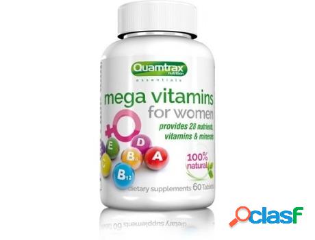 Complemento Alimentar QUAMTRAX Mega Vitamins For Women 60