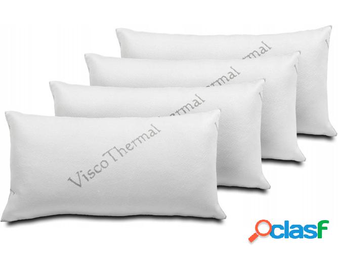 Conjunto de 4 Almohadas MESEFOR Visco Thermal 70cm