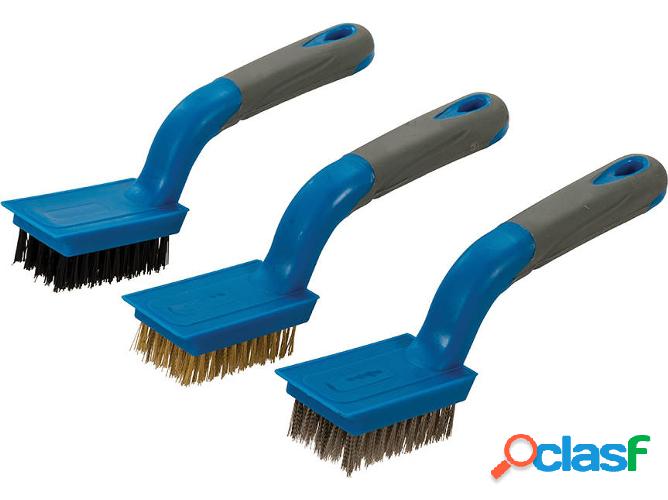Conjunto de Cepillos de Alambre SILVERLINE 596171 - 3 piezas