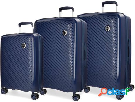 Conjunto de Maletas de Viaje MOVOM Tokyo (218 L - Azul)