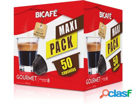 Cápsulas de Café BICAFÉ Maxi Pack Gourmet 50 (50