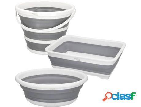Cubo AKTIVE barreño y cubeta plegable