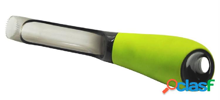 Descorazonador Cocina Frutas Mango Silicona 18X7Cm Acero