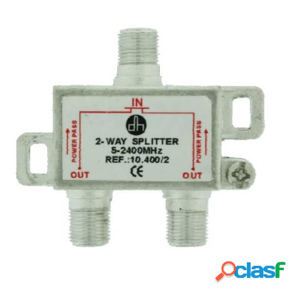 Distribuidor Antena coaxial 1 Entrada 2 Salidas 4,5Db