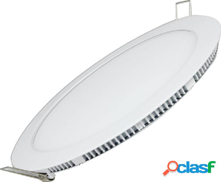 Downlight plano redondo led 18 w blanco 1450 lm 4000k