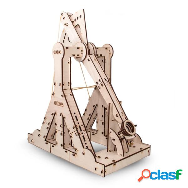 Eco-Wood-Art Kit de maqueta de madera 94 piezas Trebuchet