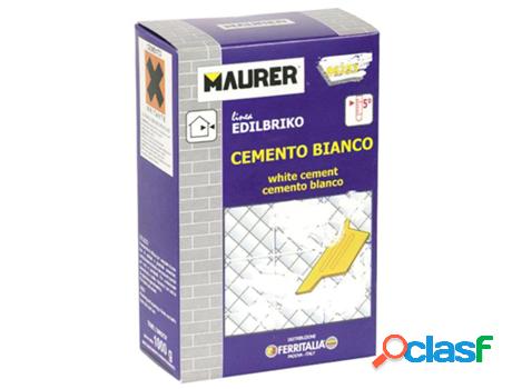 Edil cemento blanco maurer (caja 1 kg.)