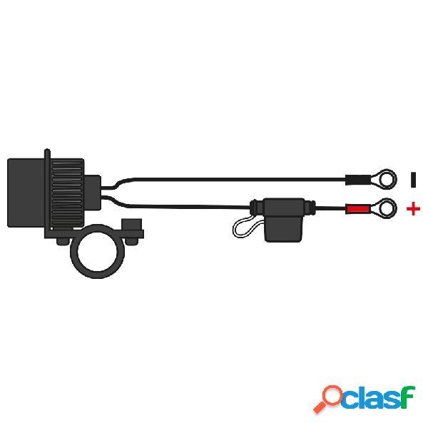 Enchufe Usb Para Motocicletas de Doble Puerto OXFORD 5V/2A