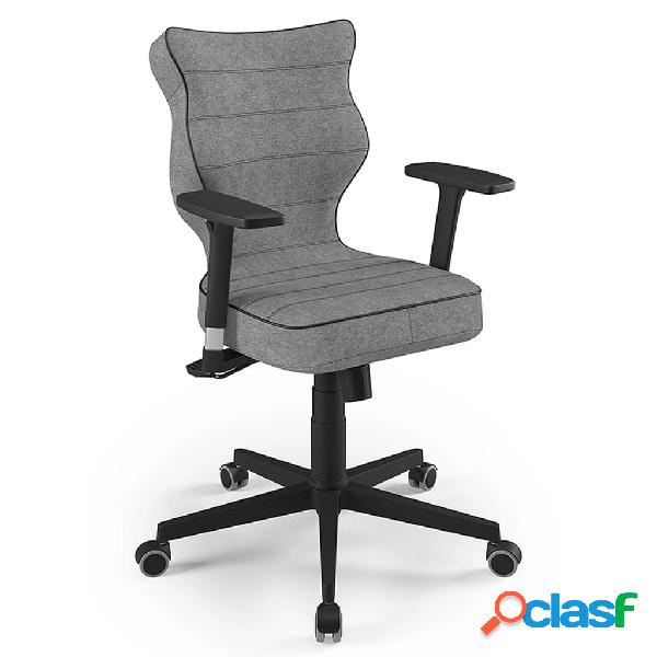 Entelo Silla de oficina ergonómica Nero Alta 03 gris