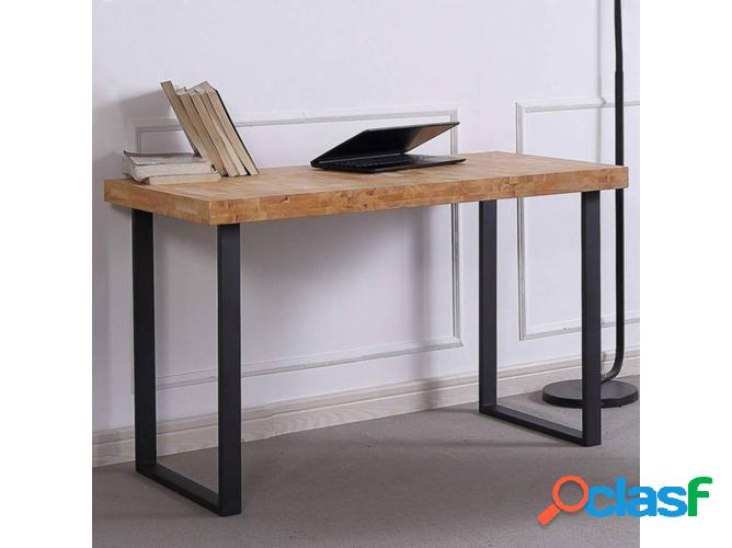 Escritorio ADEC (Roble Salvaje - Negro - MaderaMaciça - 120