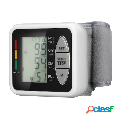 Esfigmomanómetro electrónico de muñeca Monitor de