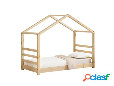 Estructura de Cama Infantil EN.CASA (Beige - Madera - 70 x