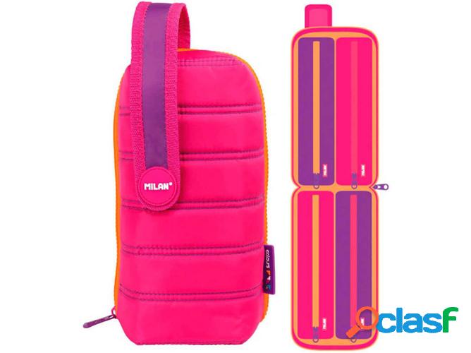 Estuche MILAN Colours Pink Handly (22.5x11.5x11cm)