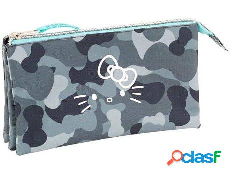 Estuche Triple HELLO KITTY Triple (22x3x12cm)