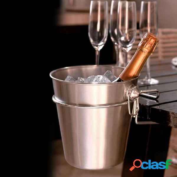 Excellent Houseware Cubitera para champán y soporte 3 pzas