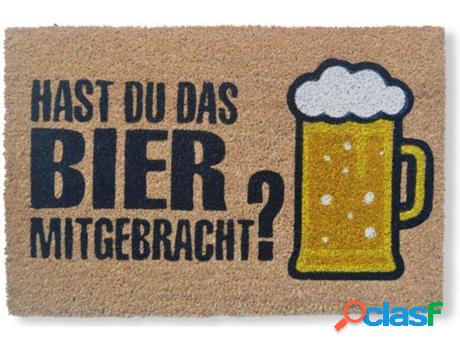 Felpudo KOKO DOORMATS Hast du das bier Mitgebracht?