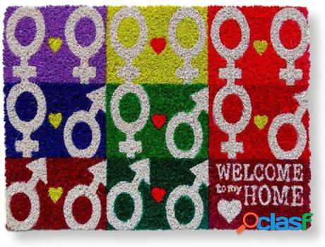 Felpudo KOKO DOORMATS Welcome To My Home (Multicolor - 60 x