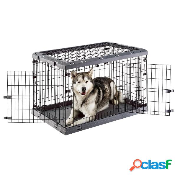 Ferplast Jaula para perros Superior 105 negro 107x77x73,5 cm