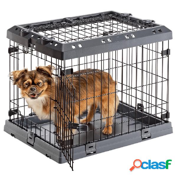 Ferplast Jaula para perros Superior 60 negro 62x47x50 cm