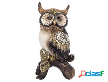 Figura Búho Marrón de Resina 23*11*13cm Figura de Búho