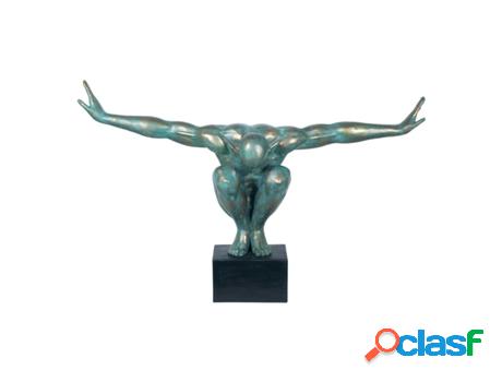 Figura Hombre Brazos Abiertos Figuras Bronce Colección
