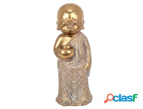 Figura de Buda Dorado de Resina 20*8*8cm