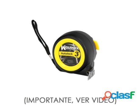 Flexometro sistema autolock con freno automatico longitud 3