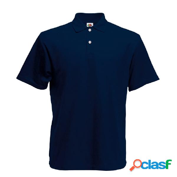 Fruit of the Loom Polo de hombre 5 unidades azul marino