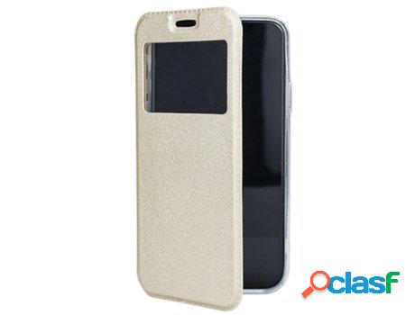 Funda Accetel para Samsung Galaxy A03S Flip Cover Gandy Oro