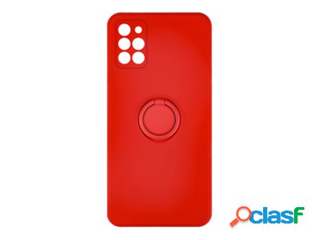 Funda Accetel por Samsung Galaxy A31 Gel O-Ring Rojo